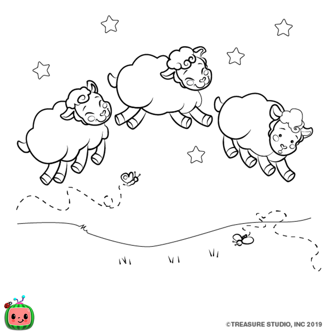 Three Sleepy Sheep - 
