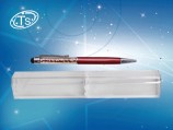 Футляр для ручки,прозрачный тубус,размер 15,5см*2,5см.600В